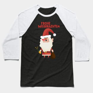 Merry Christmas postcards - Beautiful Christmas motifs - Drunken Santa Claus Baseball T-Shirt